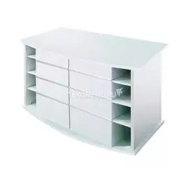 Подставка Biodesign ALTUM 300/ CRYSTAL 310, белая, без дверок