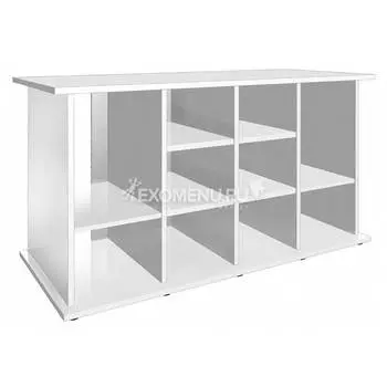 Подставка Biodesign АТОЛЛ 650, белая, 161*684 см, регулируемые опоры
