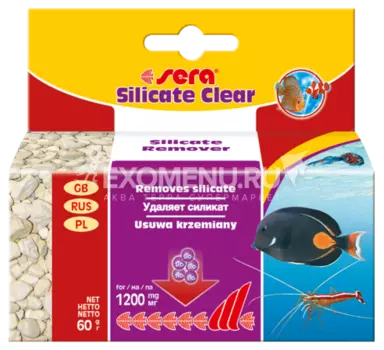Поглотитель силикатов Sera Marin Silicate Clear 60 г.