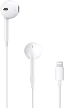 Проводная гарнитура Apple EarPods с разъёмом Lightning, белая (MMTN2)