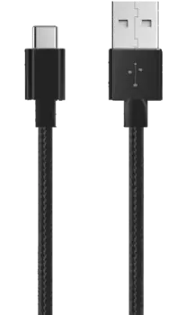 Кабель Bron Type-C/A 1 м, черный
