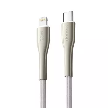 Кабель Deppa Apollo Type-C/Lightning 1м, Белый