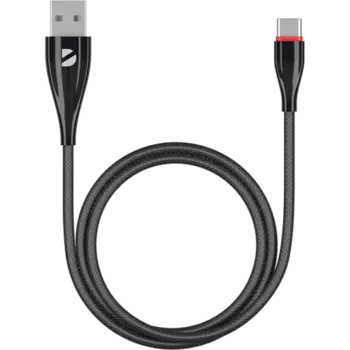 Кабель Deppa USB Type-A - USB Type-C, черный (1 метр)