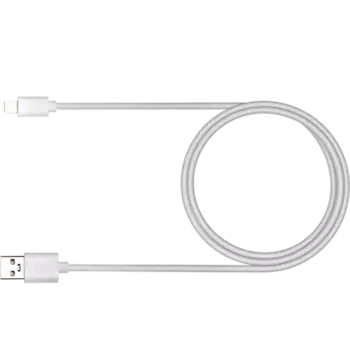 Кабель Gerffins USB-A - Lightning, 1м., белый