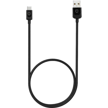 Кабель Gerffins USB-A - Type-C, 0,5 м., черный