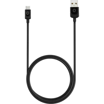 Кабель Gerffins USB-A - Type-C, 3,1A, 1м., черный