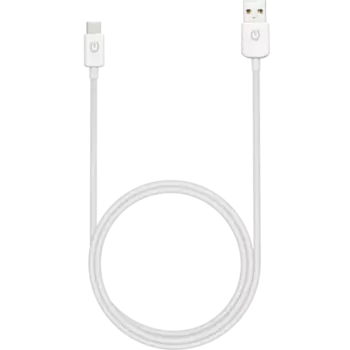 Кабель Gerffins USB-A - Type-C, 3,1A, 1м., белый
