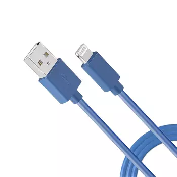 Кабель Stellarway USB-A/Lightning 2,4А 1м, MFI, синий