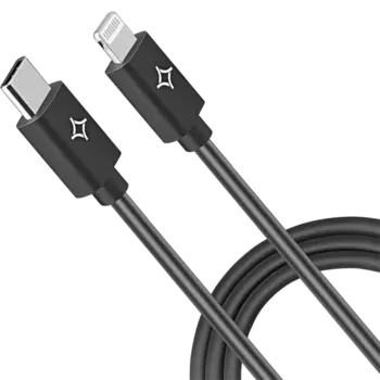 Кабель Stellarway USB-C/Lightning 2,4А 2м, черный