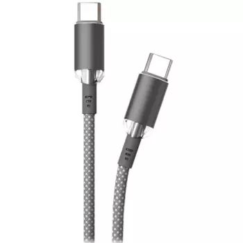 Кабель VLP Diamond USB-C/C 1,2м серый