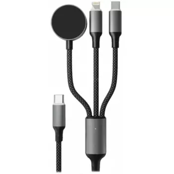 Кабель VLP Dragon 3in1 1,2м серый