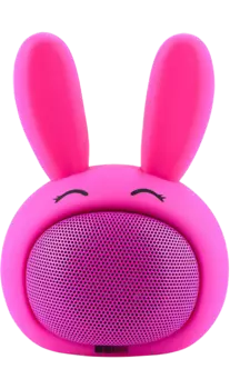Колонка портативная InterStep Funny Bunny, розовая