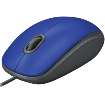 Мышь Logitech M110, сине-черная