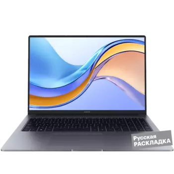 Ноутбук HONOR MagicBook X16, 2024, i5 8+512GB WIN 16" 5301AHGY Серый
