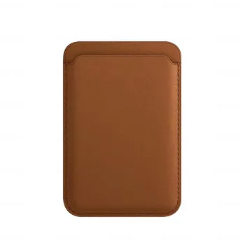 Роскошный кожаный кошелек для карточек Сумка для Magsafe Google Pixel 9 Pro XL 5G Модный держатель для карт Магнитный чехол Pixel 9 оранжевый