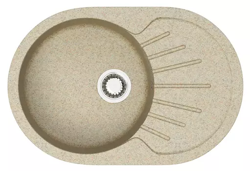 Мойка кухонная Azario Flora 75x50.5 песочный (CS00079915)