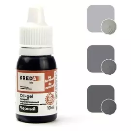 Краситель пищевой Oil-gel, жирорастворимый, чёрный, 10 мл