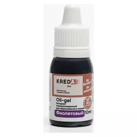 Краситель пищевой Oil-gel, жирорастворимый, фиолетовый, 10 мл
