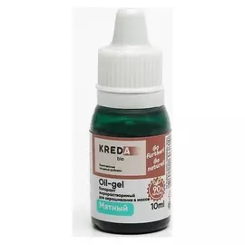 Краситель пищевой Oil-gel, жирорастворимый, мятный, 10 мл