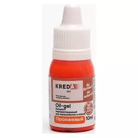 Краситель пищевой Oil-gel, жирорастворимый, оранжевый, 10 мл