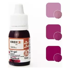 Краситель пищевой Oil-gel, жирорастворимый, розовый, 10 мл