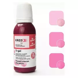 Краситель пищевой S-gel водорастворимый розовый электро, 20 мл