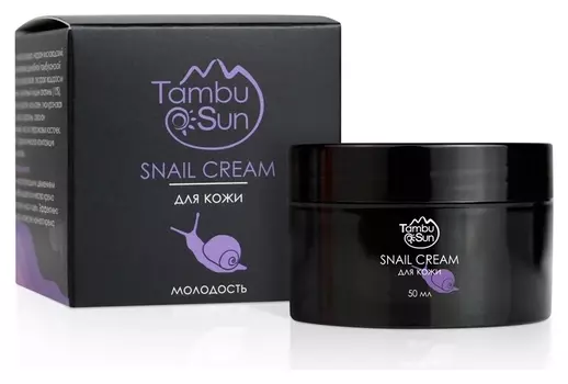 Крем для кожи лица и шеи Молодость с муцином улитки Snail Cream