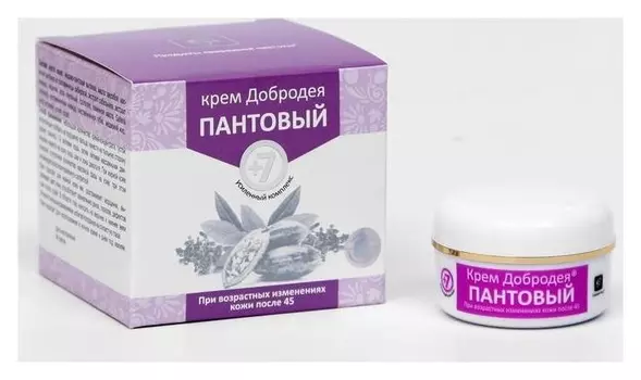 Крем для лица Добродея пантовый 7+ После 45