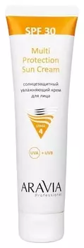Крем для лица Солнцезащитный увлажняющий Multi protection sun cream spf 30