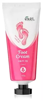 Крем для ног успокаивающий с экстрактом розы Foot Cream Rose
