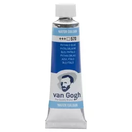 Краска акварельная Van Gogh туба 10мл №570 синий фталоцианин, 20015701