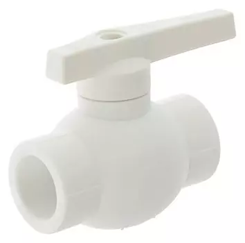 Кран шаровой Valfex, полипропиленовый, D=25 мм