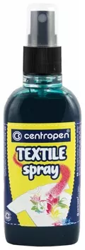 Краска-спрей для ткани и одежды зеленая Centropen "Textile Spray", 110 мл, 1139, 9 1139 0010