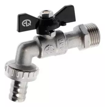 Кран водоразборный Aqualink, 1/2", бабочка