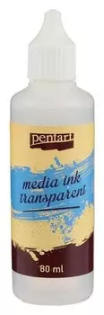 Красящие чернила 80 мл, Pentart, спиртовая основа, прозрачный