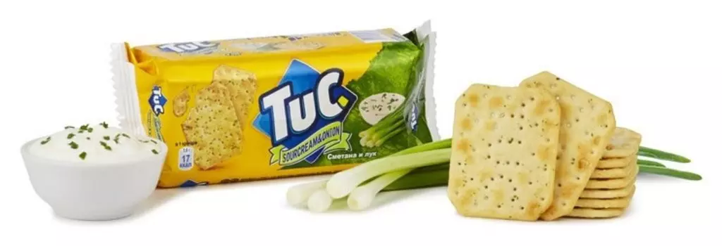 Крекер TUC со сметаной и луком 100г