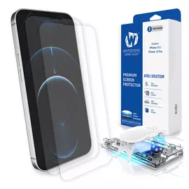 Защитное стекло Whitestone Dome Glass UV для iPhone 13/13 Pro