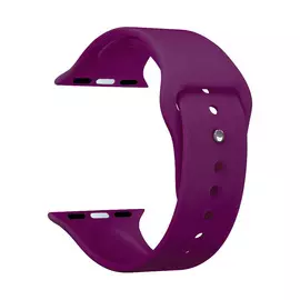 Ремешок Deppa Band Silicone для Apple Watch 38/40 mm, силиконовый, цвет: бургунди