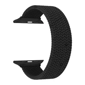 Ремешок Lyambda Steropa для Apple Watch 45mm 42/44/45mm, Нейлон, черный