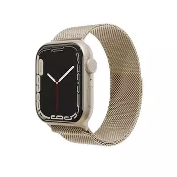 Ремешок VLP для Apple Watch 45mm, Нержавеющая сталь, золотой