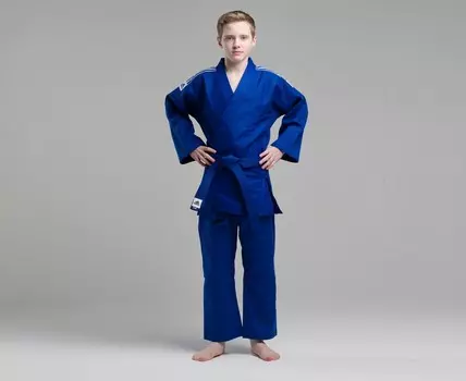 Кимоно для дзюдо Adidas подростковое Training J500B синее