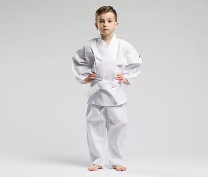 Кимоно для карате подростковое с поясом Adidas adiStart белое