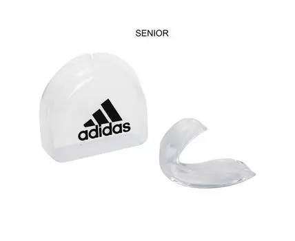 Капа одночелюстная Adidas Single Mouth Guard Thermo Flexible прозрачная adiBP093