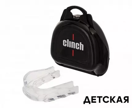 Капа одночелюстная Clinch Olimp Single Layer Mouthguard C501 прозрачный Junior