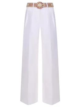 Брюки хлопковые ZIMMERMANN