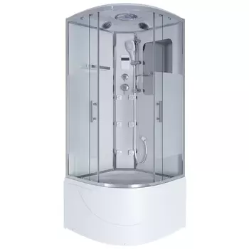 Душевая кабина Niagara Ultra 100х100 NG-309-01 высокий поддон, стекло прозрачное, профиль хром