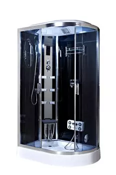 Душевая кабина Niagara Ultra 120x80 NG-903-01L низкий поддон, стекло тонированное, профиль хром, левая