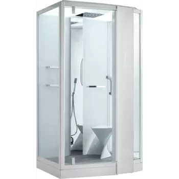 Душевая кабина Orans 120x90 89105RW стекло прозрачное, профиль белый, правая