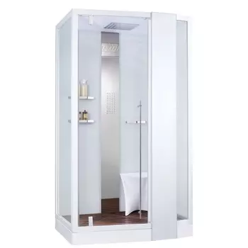 Душевая кабина Orans 120x90 SR-89105RS белый, с паром