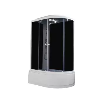 Душевая кабина Parly Classic Эконом 120х80 EC1221L левая, стекло тонированное, профиль белый